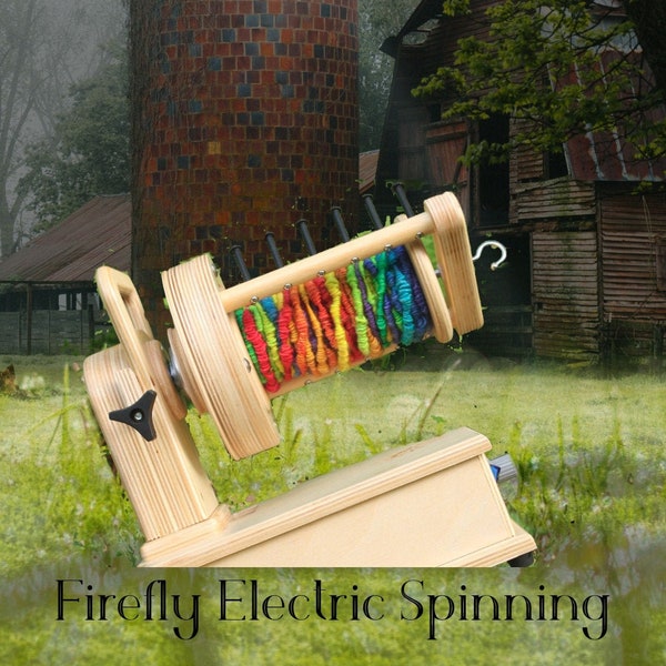 Firefly Electric Spinning Wheel by SpinOlution