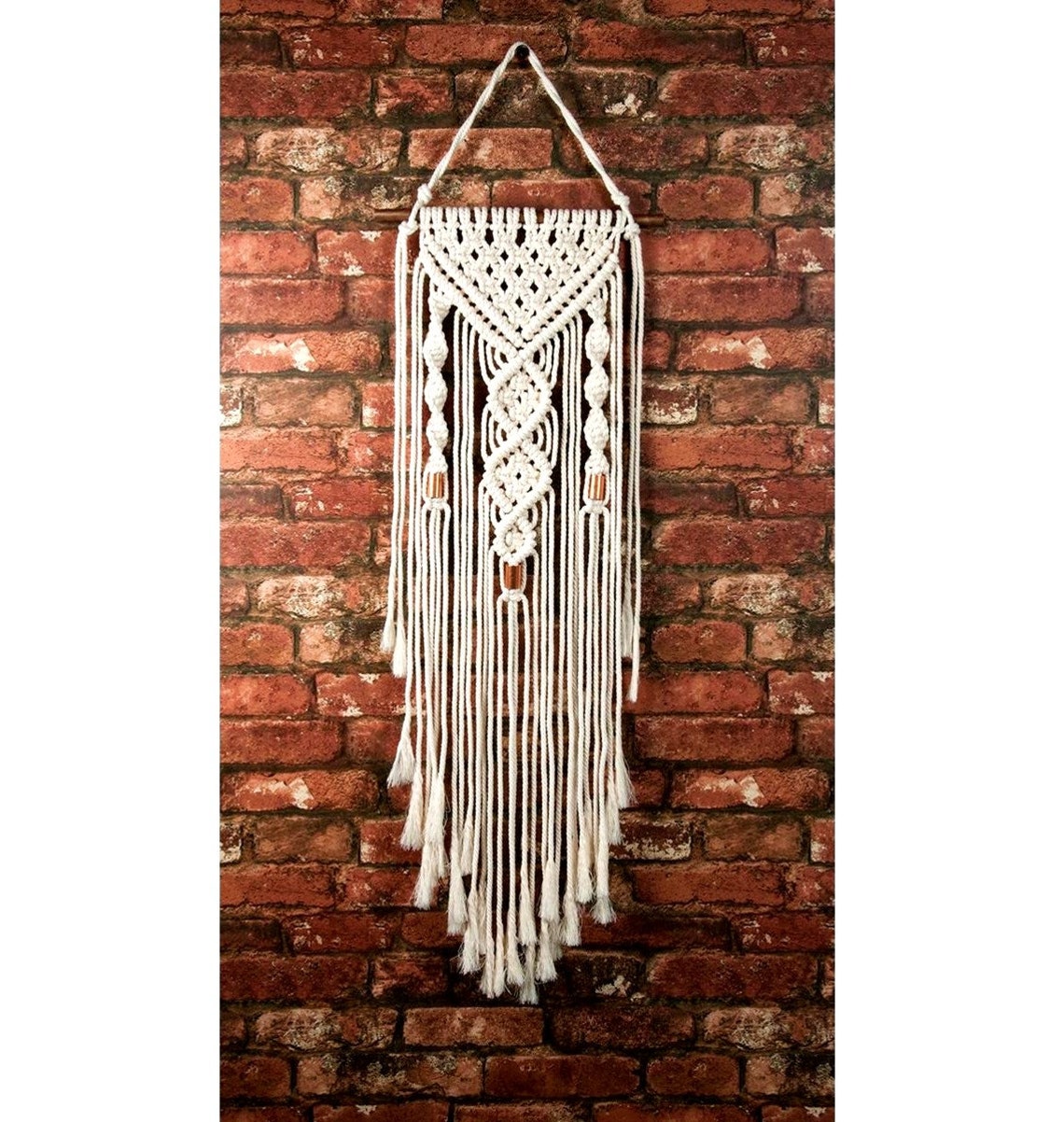 DIY Macrame Wall Hanging Kit by Leisure Arts 3 Flowers Kit Etsy