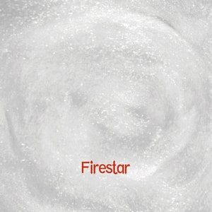 2oz Firestar Trilobal Nylon, Iridescent Sparkle, Fiber for Blending, Spinning, Felting