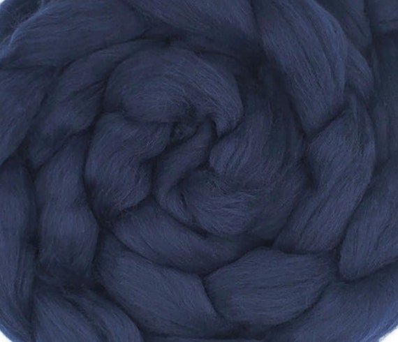 Navy Blue Chunky Wool