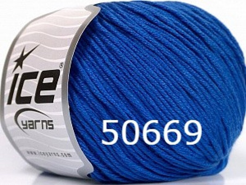 4 Pk Cotton Bamboo Yarn DK Light Sport Weight Yarn Bamboo Etsy