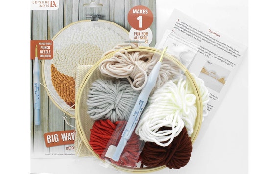 Punch Needle Kit for Beginners / Oxford Punch Needle With Yarn, Pattern &  Accessories / Rug Hooking Starter Kit / DIY Kit / Christmas Gift 