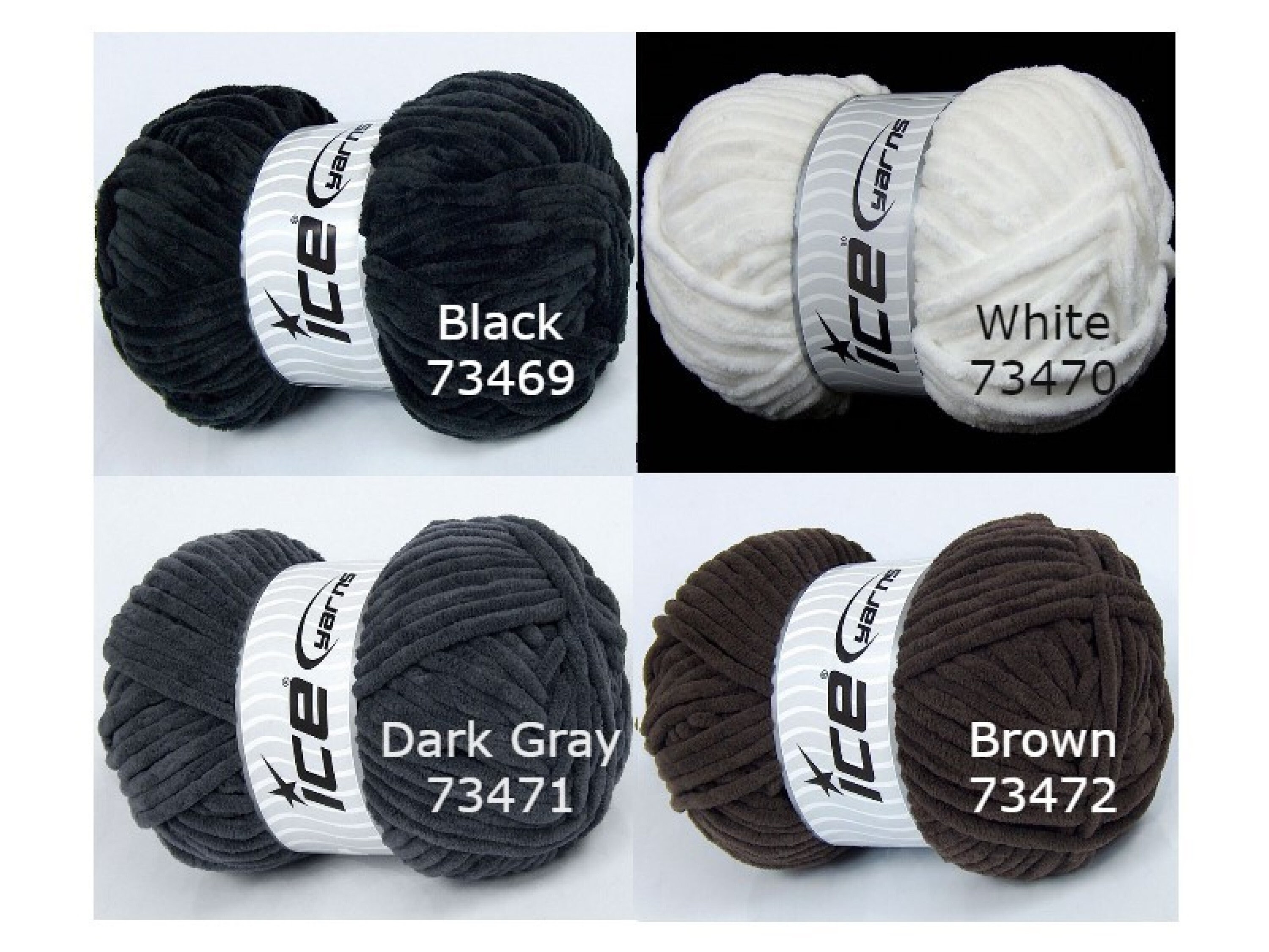 BULKY CHENILLE Yarn Solid Color Chunky Chenille Baby Yarn Etsy