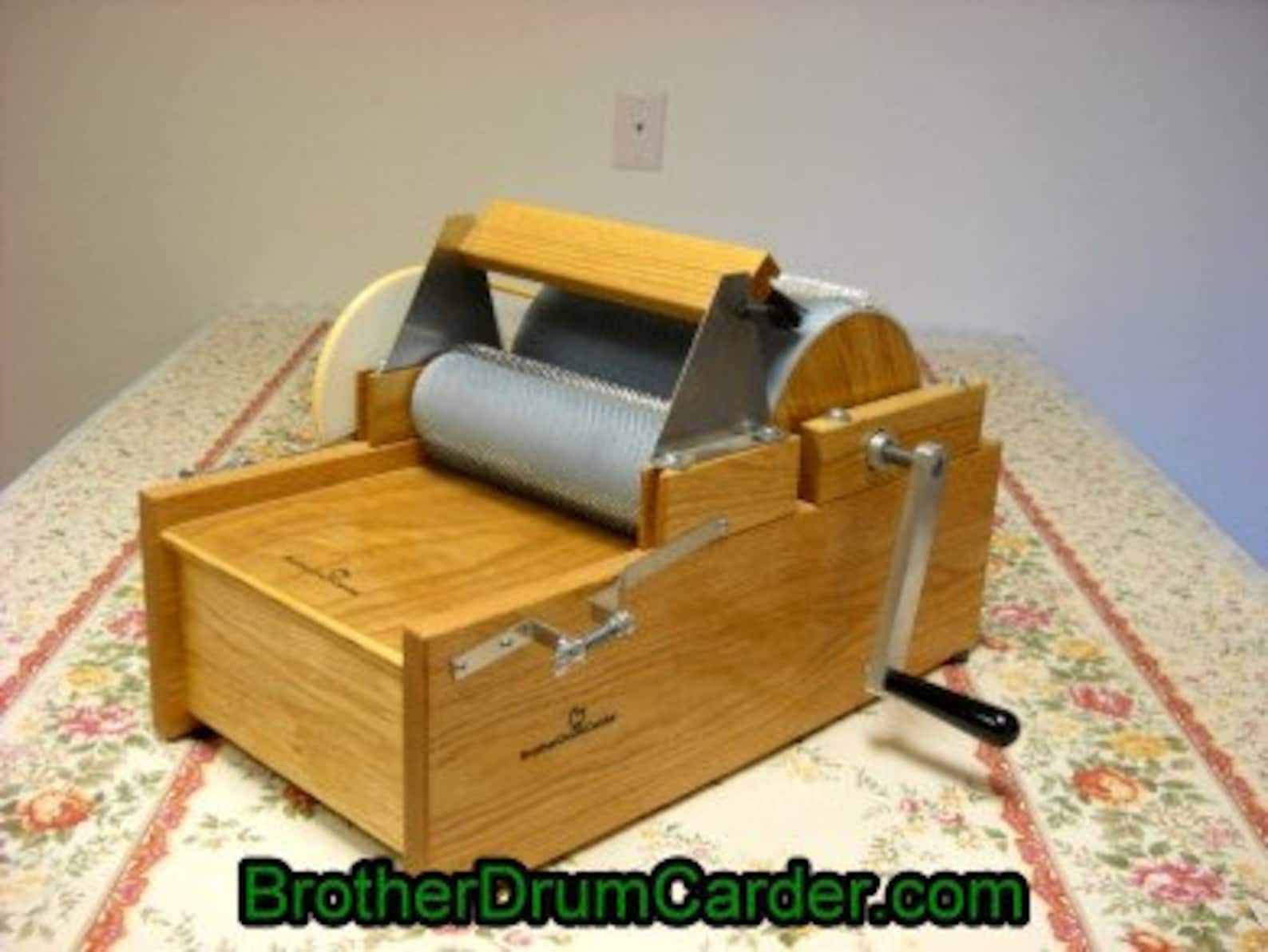 Complete Kit Large Deluxe Drum Carder Includes Accessories Etsy