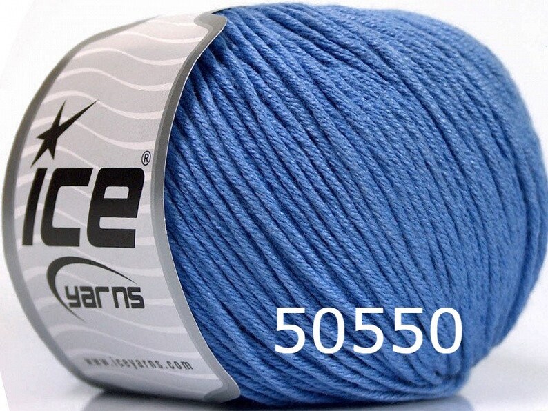 4 Pk Cotton Bamboo Yarn DK Light Sport Weight Yarn Bamboo Etsy