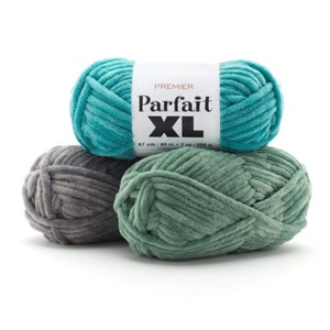 PREMIER PARFAIT Yarn, XL Polyester, Jumbo Weight, Chenille Yarn