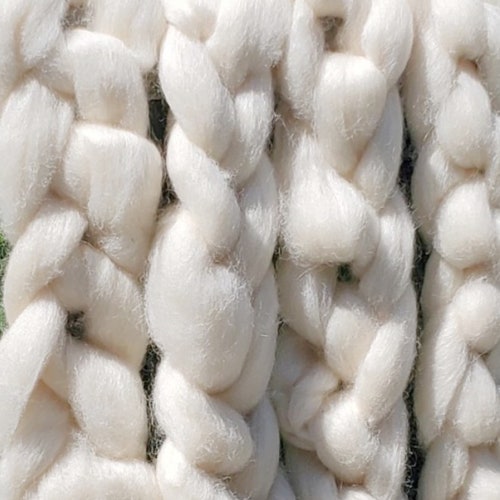 22 Lb Wholesale Wool Roving Natural Un Dyed White Wool Top Etsy