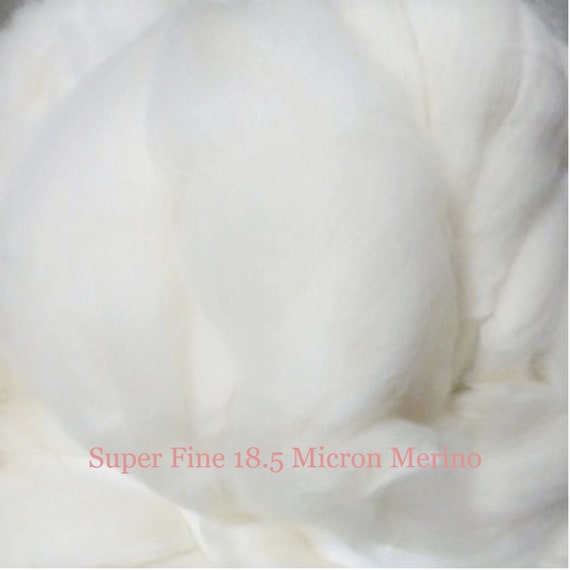 MERINO WOOL ROVING - NATURAL