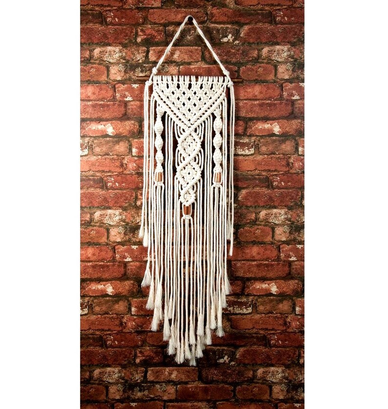 Sale Macrame Wall Hanging Kit Dual Spirals Easy Beginner Etsy
