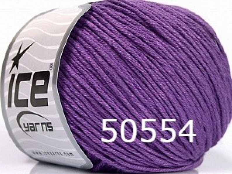 4 Pk Cotton Bamboo Yarn DK Light Sport Weight Yarn Bamboo Etsy