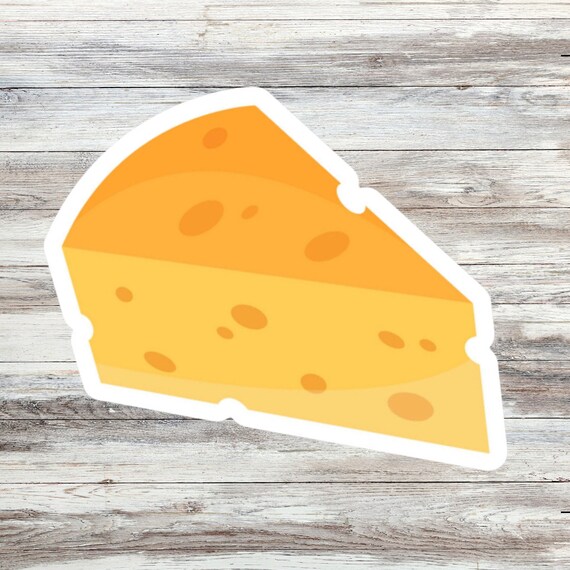 Wedge of Cheddar Cheese Stickers Wedge of Cheddar Cheese Etsy