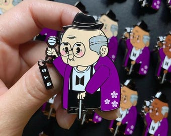KPOP Army Grandpa Enamel Pin