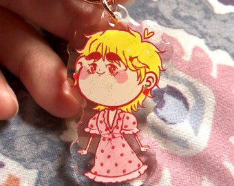 Taehyung’s Strawberry Dress Acrylic Charm