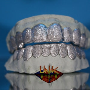 Custom Grillz with Full Diamond Dust
