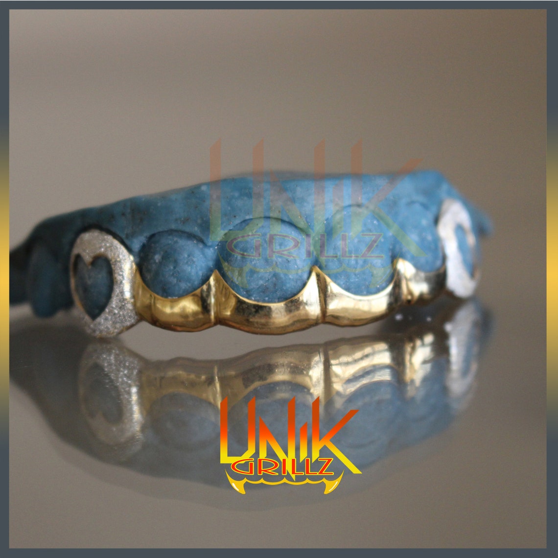 Custom Grillz with Front Bar Etsy