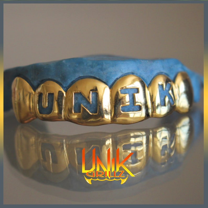 Custom Grillz with Name open face Etsy
