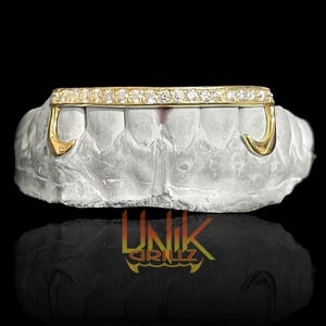 Custom Grillz with Kim style stone bar