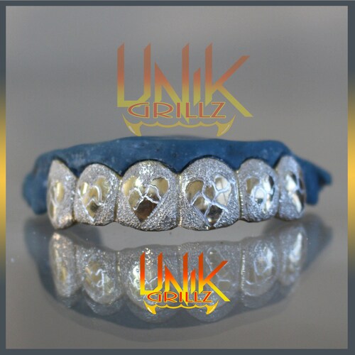 Custom Grillz With Full Diamond Dust Etsy