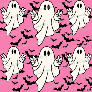 Disegno del modello del segno di pace del fantasma di Halloween, disegni PNG di Halloween, disegno PNG di Halloween