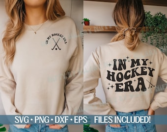 In meiner Hockey-Ära, Hockey-Ära-Design in SVG PNG Dxf Eps, Hockey-Shirt-Svg-Design, Hockey-Mom-Ära-Design, Sport-Mom-Design