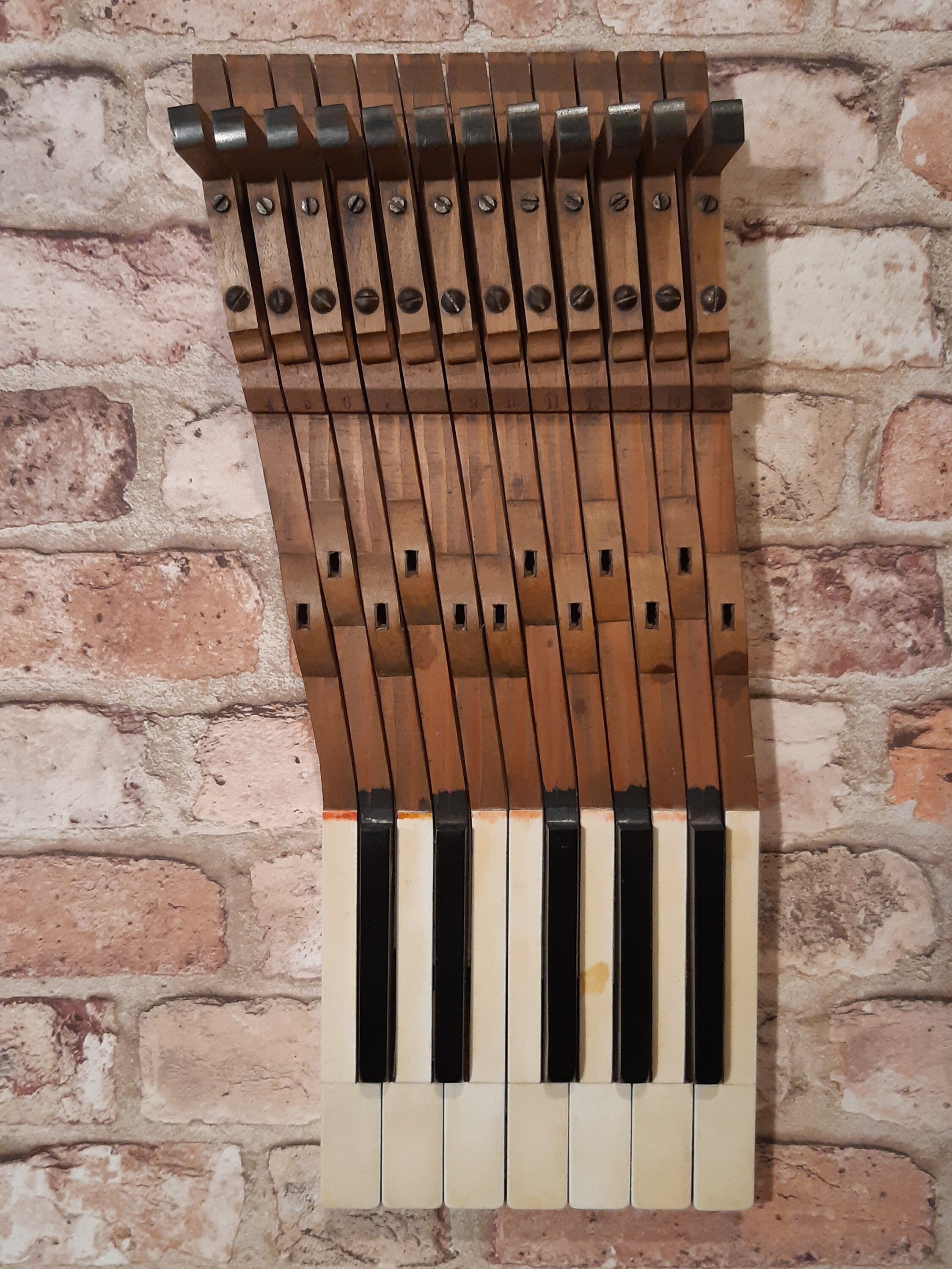 Repurposed piano keys outlet