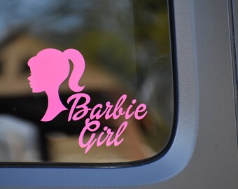 barbie stickers for cars