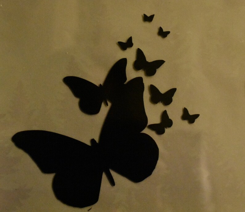 Butterflybutterflies Vinyl Decalbutterflies Vinyl Car Decalbutterfly Vinyl Computer Decalbutterfly Vinyl Window Decalwall Decaldecor