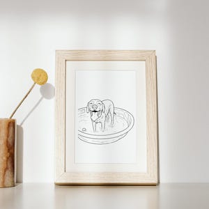 Labrador cioccolato / Bianco e nero / Stencil / Adesivo per cani / Adesivo / File digitale / Png, PDF, Jpg, Svg / Clip art / Download digitale