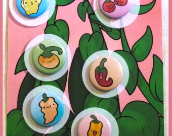 Lil' Hotties- set 2 25mm badge set