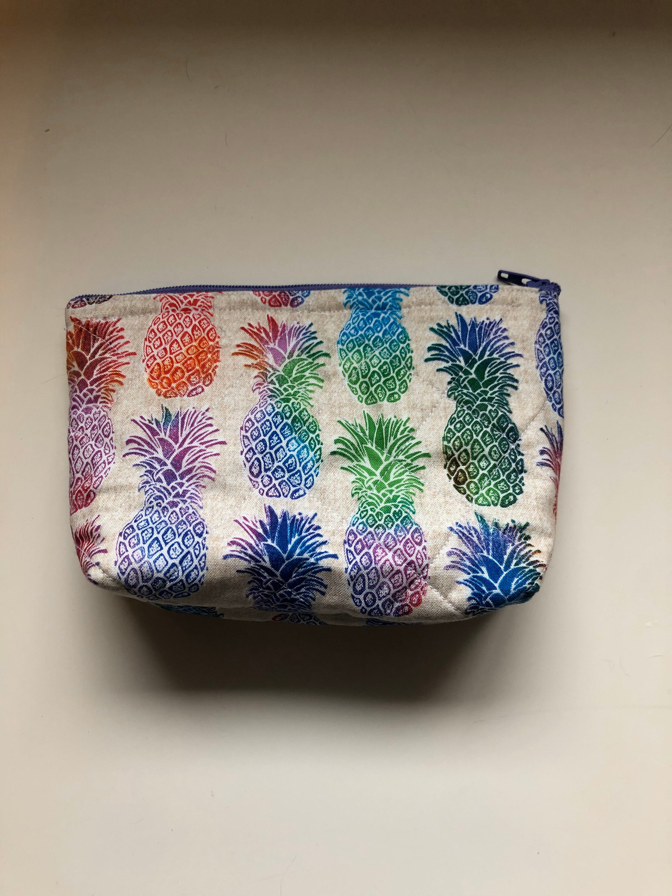 Pineapple Makeup Bag - Etsy
