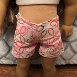 18-inch pink shorts