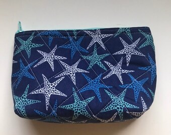 Starfish makeup bag