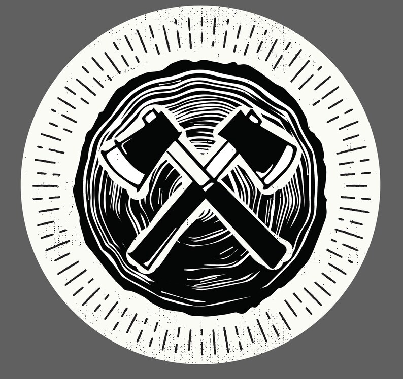 Mountain Axe Sticker Axe Throwing Mountain Climbing Etsy