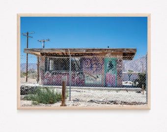 Fotografía del Mar de Saltan California / Fotografía de arte del desierto / Imagen digital de alta calidad para imprimir como decoración del hogar / Descarga instantánea