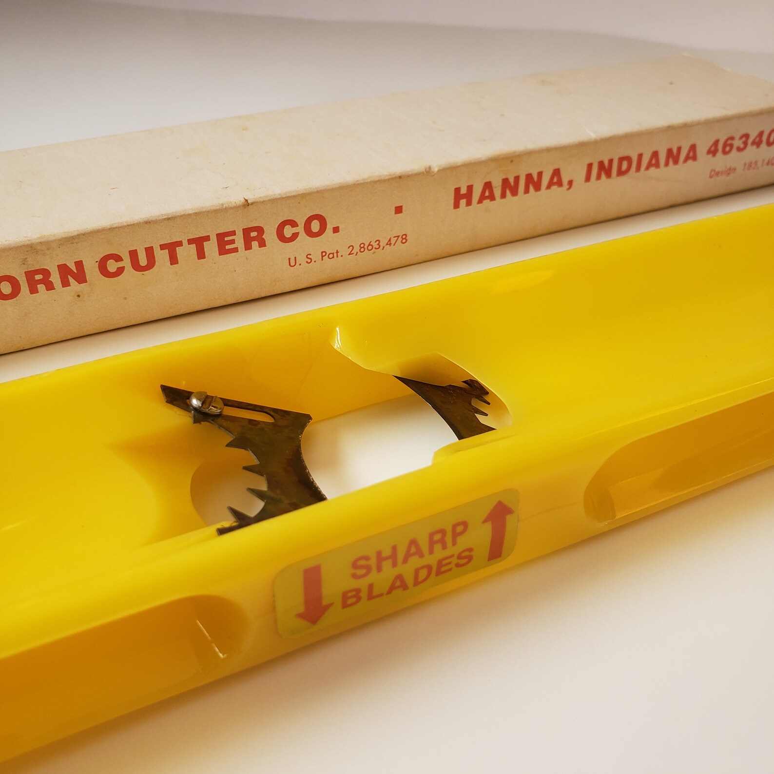 Vintage American Corn Cutter with Box Etsy