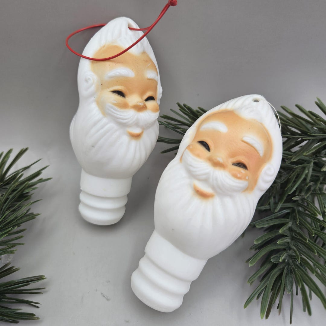 Santa Head Blow Mold