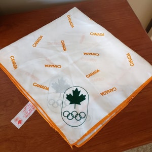 Écharpe Officielle Des Jeux Olympiques De Montréal 1976 - Bon état