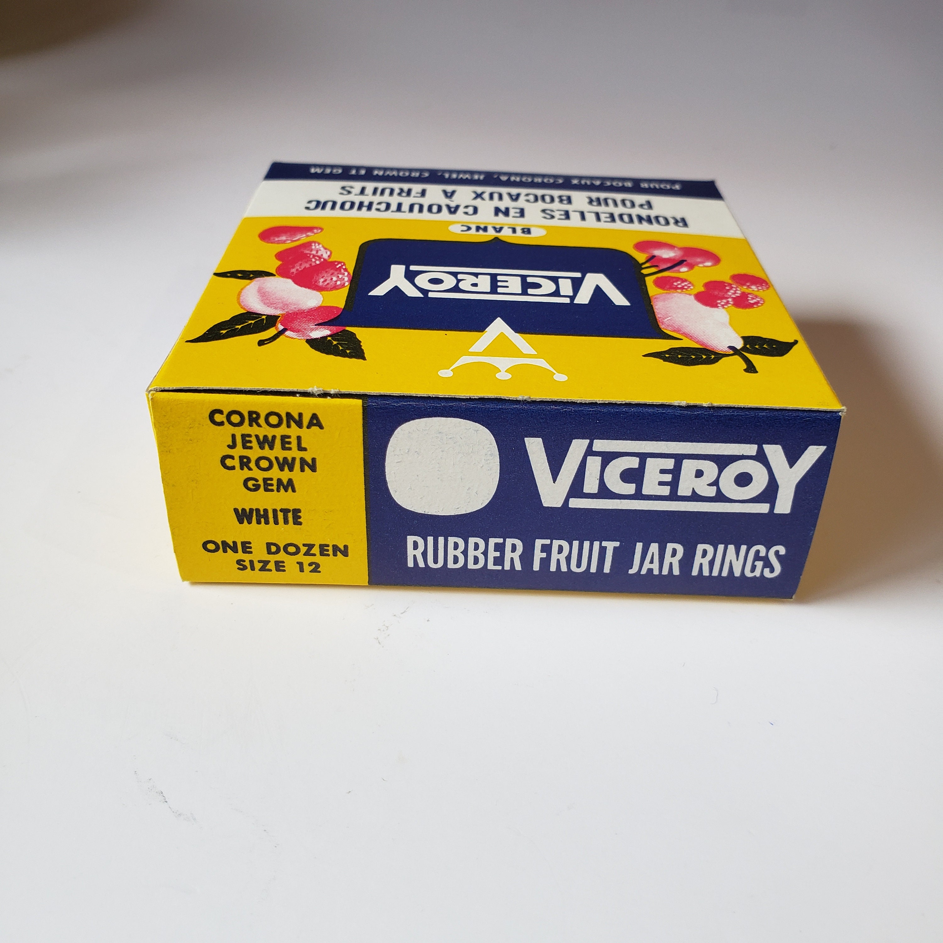 Vintage Viceroy Rubber Canning Fruit Jar Rings White Etsy Canada