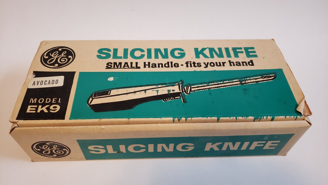 Vintage GE Electric Slicing Knife Avocado Green EK9 Etsy