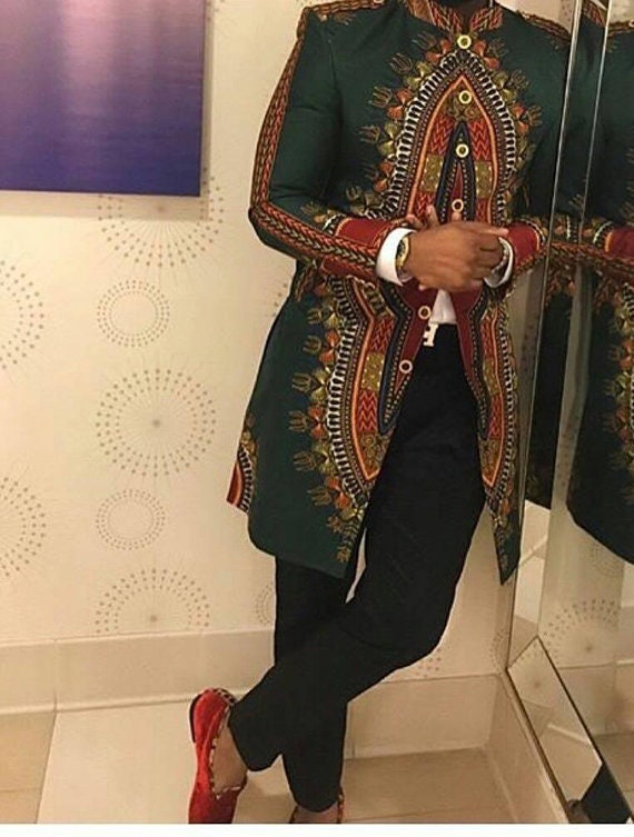 dashiki suit jacket