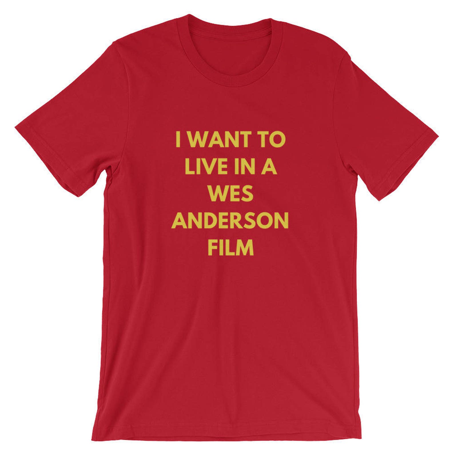 TShirt unisexe de Wes Anderson Wes Anderson chemise chemise Etsy