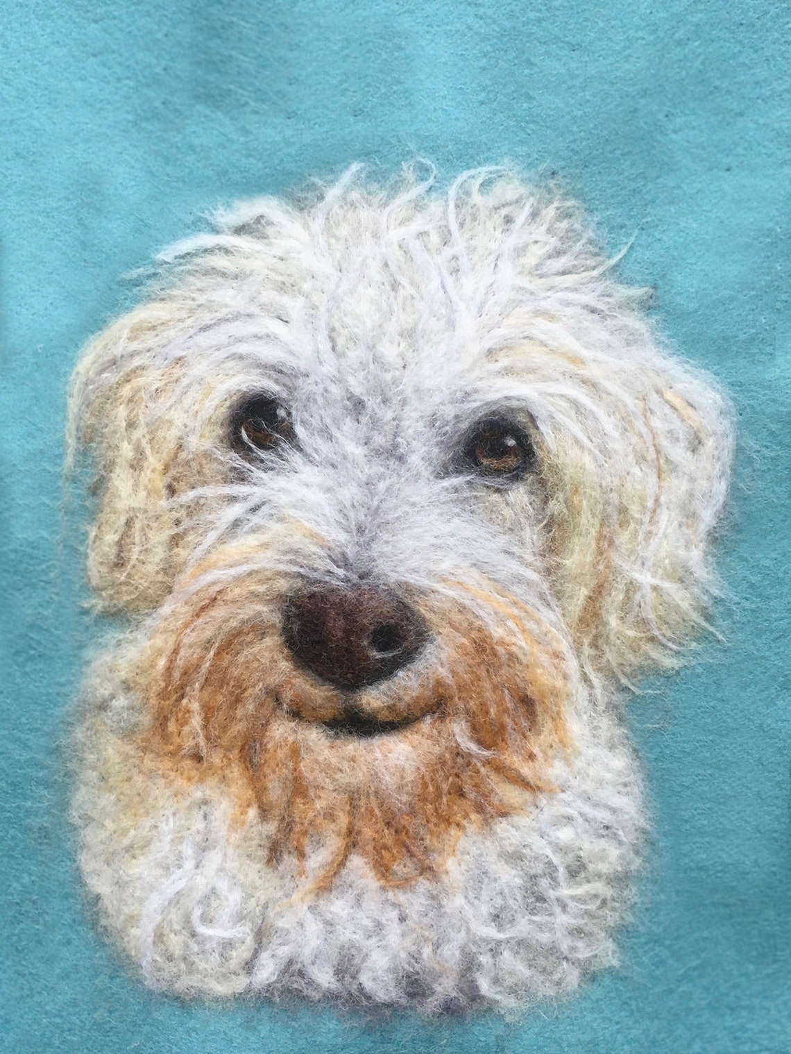 Felted Pets Needle Felted Pet Portrait, 2d Picture, Gift, - Etsy