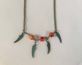 Wings of a Free Bird Necklace