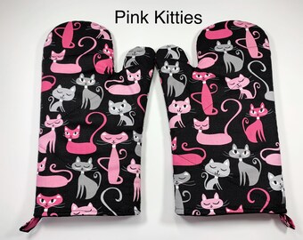 Handmade Oven Mitts Oven Gloves Gift For Her Cute Chibi Sushi Nerdy Fabric Kitchen Decor Cooking Baking Dinnerware Food
