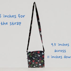 Handgemachte Crossbody-Tasche / Geldbeutel / Tote Bag / Schultasche / Schultertasche / Tasche mit Taschen / Geschenk für Sie / Besondere Anlässe / Einzigartiges Geschenk
