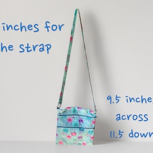 Handgemachte Crossbody-Tasche / Geldbeutel / Tote Bag / Schultasche / Schultertasche / Tasche mit Taschen / Geschenk für Sie / Besondere Anlässe / Einzigartiges Geschenk