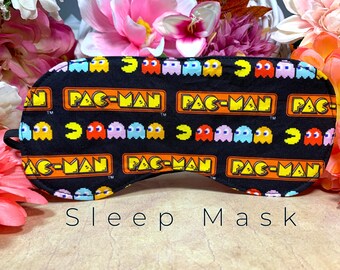 Máscara para dormir / Máscara para dormir / Máscara para ojos / Ayuda para dormir / Máscara de viaje / Sueño terapéutico / Protector para ojos / Videojuego / Idea de regalo nerd / Regalo para ella