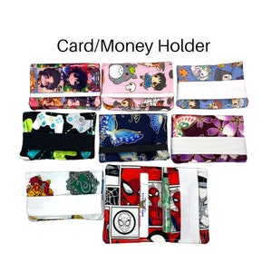 Porte-cartes / Petit portefeuille / Porte-monnaie / Pochette / Portefeuille ringard en tissu / Organiseur de carte mince / Porte-cartes en tissu / Porte-cartes cadeau