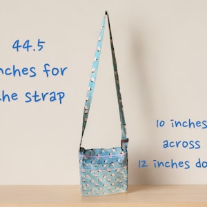 Handgemachte Crossbody-Tasche / Geldbeutel / Tote Bag / Schultasche / Schultertasche / Tasche mit Taschen / Geschenk für Sie / Besondere Anlässe / Einzigartiges Geschenk