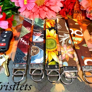 Wristlet / Key Fob / Key Accessories/ Handmade Wristlets / Cheap Gifts / Key Strap / Gift For Her /Cute Keychain / Trendy Keyfob Strap /Gift